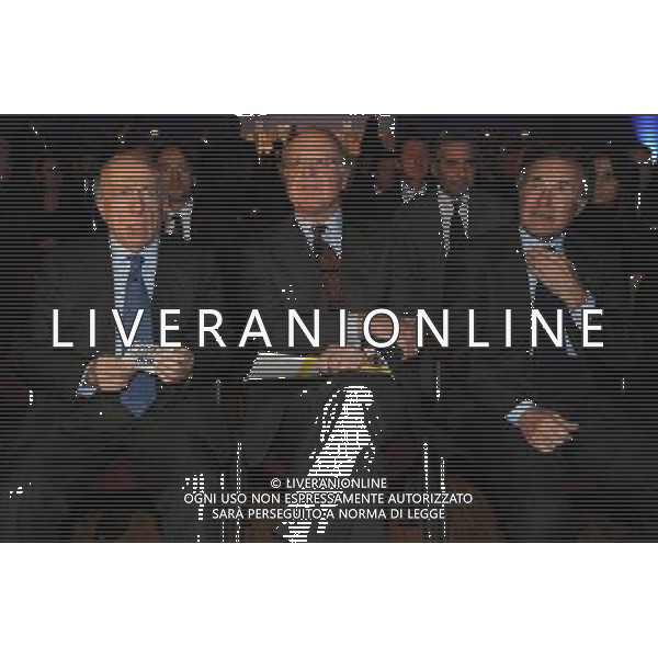 MILANO 29/11/2010 FIERAMILANOCITY LETIO INAGURALIS DI PAOLO SCARONI AL XXIII MASTER DI PUBLITALIA NELLA FOTO FEDELE CONFALONIERI, PAOLO SCARONI E GIULIANO ADREANI FOTO ROMANO/AG ALDO LIVERANI