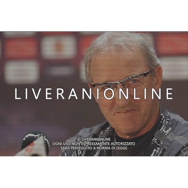 POZNAN 30.11.2010 CONFERENZA STAMPA JUVENTUS PRIMA DELLA PARTITA DI EUROPA LEAGUE 2010-2011 CONTRO IL LECH POZNAN nella foto: LUIGI DEL NERI ( allenatore) © KUB PIASECKI / CYFRASPORT/NEWSPIX.PL - Ag. Aldo Liverani sas ITALY ONLY *** Local Caption *** 
