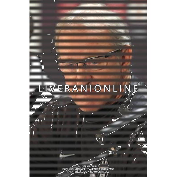 POZNAN 30.11.2010 CONFERENZA STAMPA JUVENTUS PRIMA DELLA PARTITA DI EUROPA LEAGUE 2010-2011 CONTRO IL LECH POZNAN nella foto: LUIGI DEL NERI ( allenatore) © Maciej Opala / Newspix.pl - Ag. Aldo Liverani sas ITALY ONLY 