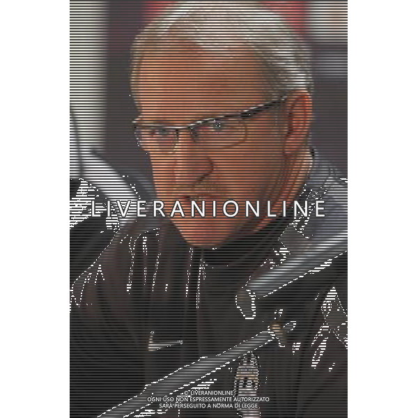 POZNAN 30.11.2010 CONFERENZA STAMPA JUVENTUS PRIMA DELLA PARTITA DI EUROPA LEAGUE 2010-2011 CONTRO IL LECH POZNAN nella foto: LUIGI DEL NERI ( allenatore) © Maciej Opala / Newspix.pl - Ag. Aldo Liverani sas ITALY ONLY 