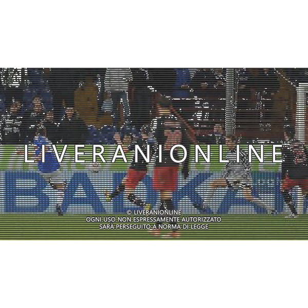 UEFA Europa League 2010/2011 Genova - 01.12.2010 Sampdoria-PSV Eindhoven Nella Foto:marilungo colpisce il palo /Ph.Vitez-Ag. Aldo Liverani