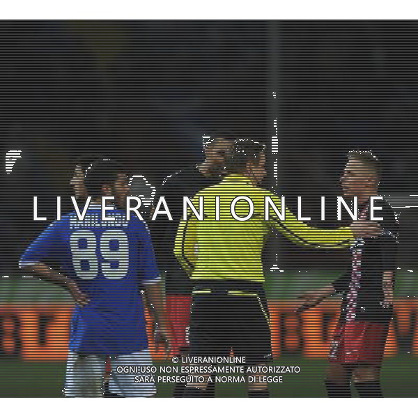 UEFA Europa League 2010/2011 Genova - 01.12.2010 Sampdoria-PSV Eindhoven Nella Foto:partita sospesa per qualche minuto per lo spegnimento dei fari /Ph.Vitez-Ag. Aldo Liverani