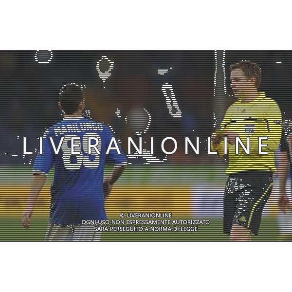 UEFA Europa League 2010/2011 Genova - 01.12.2010 Sampdoria-PSV Eindhoven Nella Foto:marilungo espulso /Ph.Vitez-Ag. Aldo Liverani