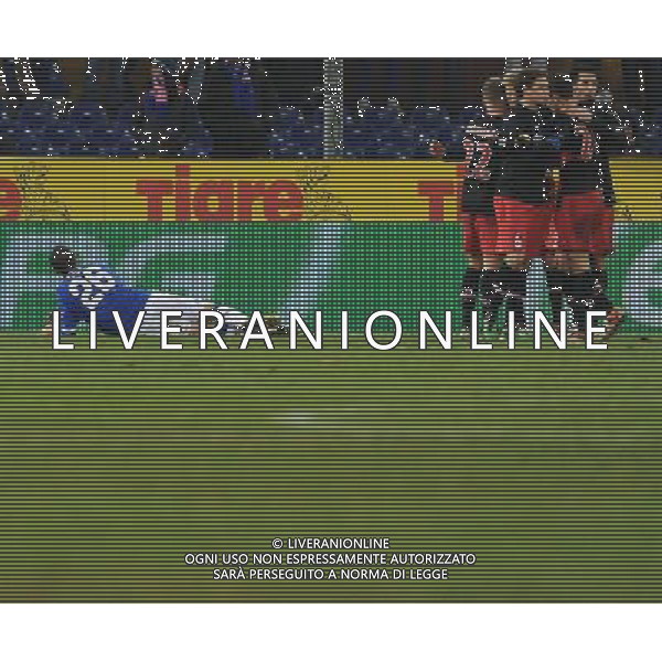 UEFA Europa League 2010/2011 Genova - 01.12.2010 Sampdoria-PSV Eindhoven Nella Foto:esultanza toivonen secondo gol /Ph.Vitez-Ag. Aldo Liverani