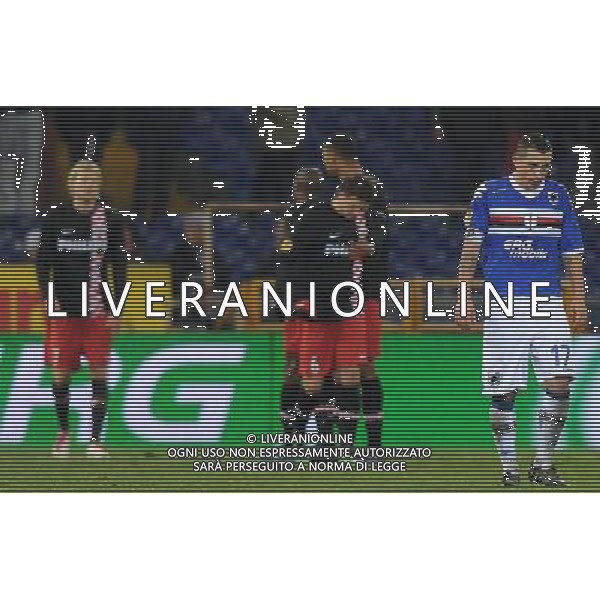 UEFA Europa League 2010/2011 Genova - 01.12.2010 Sampdoria-PSV Eindhoven Nella Foto:delusione palombo /Ph.Vitez-Ag. Aldo Liverani