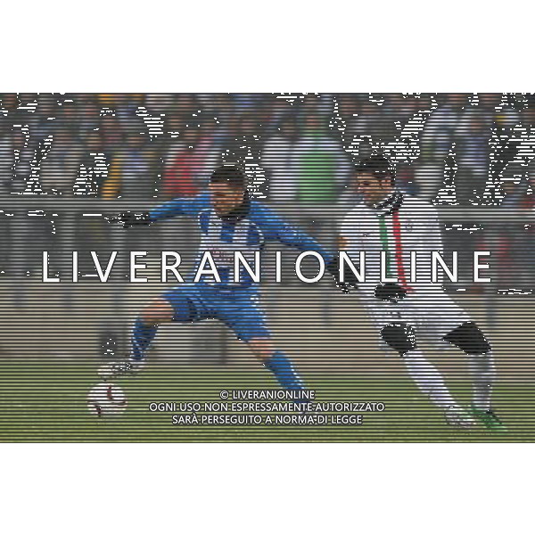 POLONIA: LECH POZNAN - JUVENTUS UEFA EUROPA LEAGUE 01/12/2010 nella foto ivan djurdjevic vicenzo iaquinta ©LUKASZ LASKOWSKI / PRESSFOCUS / Newspix.pl /Agenzia Aldo Liverani Sas - ITALY ONLY - EDITORIAL USE ONLY - 