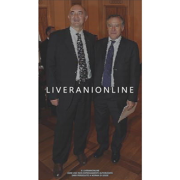 MILANO 2/12/2010 TEATRO ALLA SCALA FOYER ARTURO TOSCANINI INCONTRO STAMPA PER ILLUSTRARE LE INIZIATIVE LEGATE ALL\' INAUGURAZIONE DELLA STAGIONE 2010/2011 NELLA FOTO ANTONIO MARANO E MASSIMO FERRARIO FOTO ROMANO/AG ALDO LIVERANI