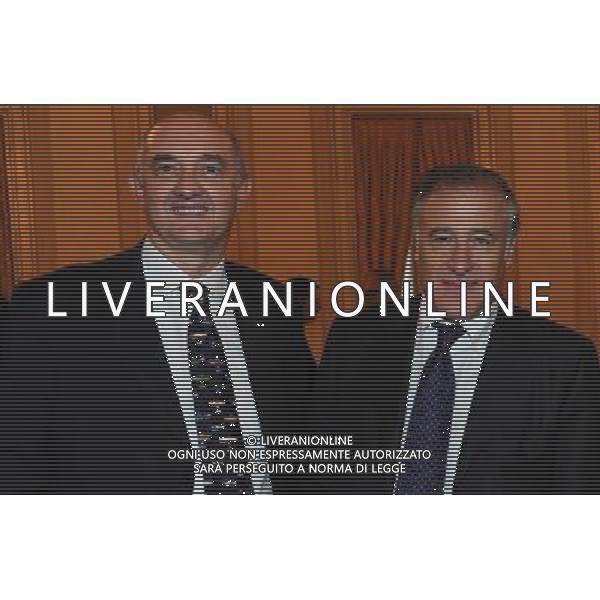 MILANO 2/12/2010 TEATRO ALLA SCALA FOYER ARTURO TOSCANINI INCONTRO STAMPA PER ILLUSTRARE LE INIZIATIVE LEGATE ALL\' INAUGURAZIONE DELLA STAGIONE 2010/2011 NELLA FOTO ANTONIO MARANO E MASSIMO FERRARIO FOTO ROMANO/AG ALDO LIVERANI