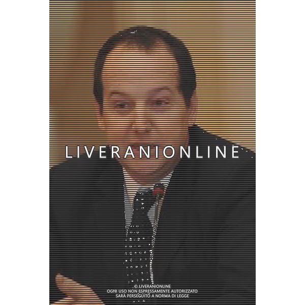 MILANO 2/12/2010 TEATRO ALLA SCALA FOYER ARTURO TOSCANINI INCONTRO STAMPA PER ILLUSTRARE LE INIZIATIVE LEGATE ALL\' INAUGURAZIONE DELLA STAGIONE 2010/2011 NELLA FOTO CARLO NARDELLO RAI FOTO ROMANO/AG ALDO LIVERANI