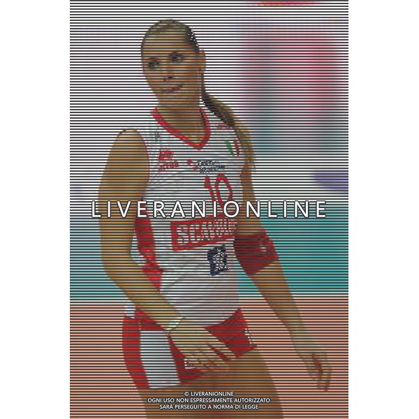 Findomestic Volley Cup - Campionato Pallavolo Serie A1 Femminile Busto Arsizio (VA) 5-12-2010 Yamamay Busto Arsizio - Scavolini Pesaro nella foto: Francesca Ferretti (Scavolini Pesaro) foto Garavaglia - ag. Aldo Liverani sas