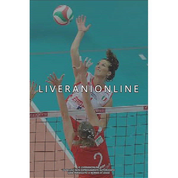 Findomestic Volley Cup - Campionato Pallavolo Serie A1 Femminile Busto Arsizio (VA) 5-12-2010 Yamamay Busto Arsizio - Scavolini Pesaro nella foto: Senna Usic (Scavolini Pesaro) foto Garavaglia - ag. Aldo Liverani sas