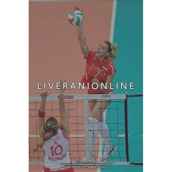 Findomestic Volley Cup - Campionato Pallavolo Serie A1 Femminile Busto Arsizio (VA) 5-12-2010 Yamamay Busto Arsizio - Scavolini Pesaro nella foto: Francesca Marcon (Yamamay Busto Arsizio) foto Garavaglia - ag. Aldo Liverani sas