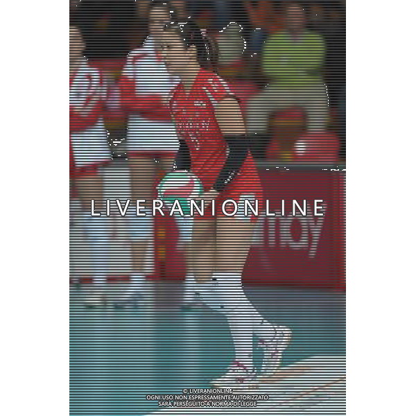 Findomestic Volley Cup - Campionato Pallavolo Serie A1 Femminile Busto Arsizio (VA) 5-12-2010 Yamamay Busto Arsizio - Scavolini Pesaro nella foto: Mi Na Kim (Yamamay Busto Arsizio) foto Garavaglia - ag. Aldo Liverani sas