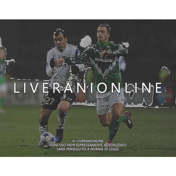 Werder Brema - Inter Champions League 07.12.2010 SV Werder Bremen - Inter Mailand Gruppenphase nella foto Marko ARNAUTOVIC e Goran PANDEV copyright by firo sportphoto/Agenzia Aldo Liverani Sas - ITALY ONLY - EDITORIAL USE ONLY