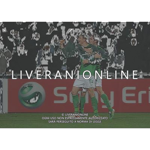 Werder Brema - Inter Champions League 07.12.2010 SV Werder Bremen - Inter Mailand Gruppenphase nella foto esultanza dopo il gol del 1-0 di Sebastian Proedl con Dominik Schmidt copyright by firo sportphoto/Agenzia Aldo Liverani Sas - ITALY ONLY - EDITORIAL USE ONLY