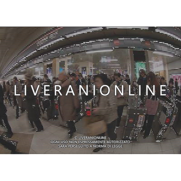 Tokio (Jappone) 2003/04 nella foto una stazione della japan rail ph marco luzzani/ag aldo liverani s.a.s.