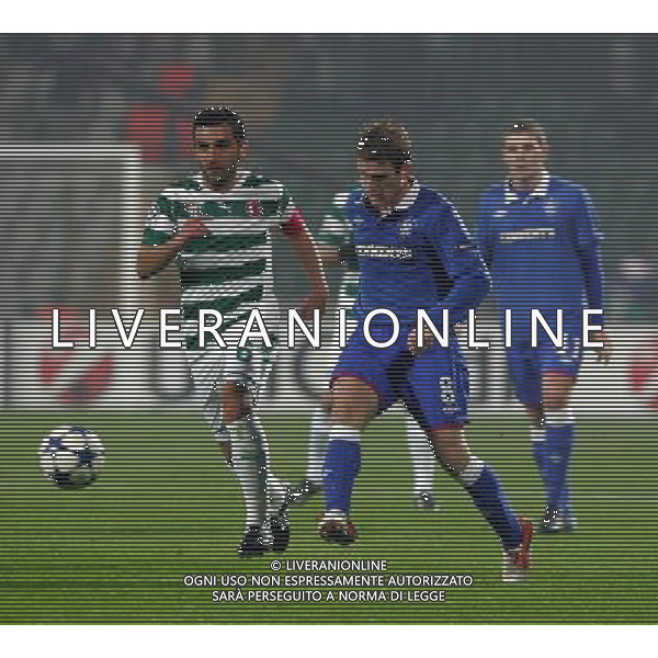 UEFA Champions League group C soccer match between Bursaspor Turkey and Rangers FC at Ataturk Stadium in Bursa, Turkey 07.12..2010 Match Scored : Bursaspor 1 - Rangers FC 1 Pictured: Bekir Ozan Has (L) of Bursaspor and Steven Davis (R) of Rangers FC. ©Newspix/Agenzia Aldo Liverani Sas - ITALY ONLY - *** Local Caption *** .