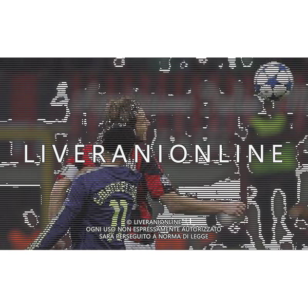 Milan - Ajax Champions League 08/12/2010 nella foto flemanuelson e ambrosini ©luzzani/Agenzia Aldo Liverani Sas