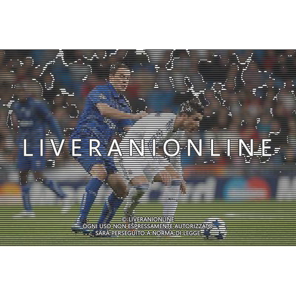 MADRID 09/12/2010 CHAMPIONS LEGUE REAL MADRID-AUXERRE NELLA FOTO Cristiano Ronaldo -Dariusz Dudka FOTOALFAQUI-AG ALDO LIVERANI ONLY ITALY 
