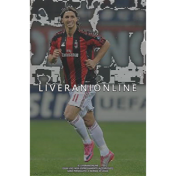 UEFA Champions League 2010/2011 Gruppo G Milano - 08.12.2010 Milan-Ajax Nella Foto:Zlatan IBRAHIMOVIC /Ph.Vitez-Ag. Aldo Liverani