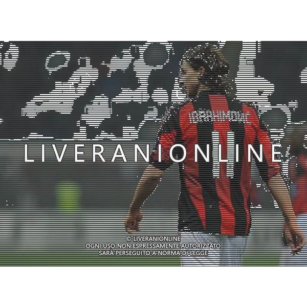 UEFA Champions League 2010/2011 Gruppo G Milano - 08.12.2010 Milan-Ajax Nella Foto:Zlatan IBRAHIMOVIC /Ph.Vitez-Ag. Aldo Liverani