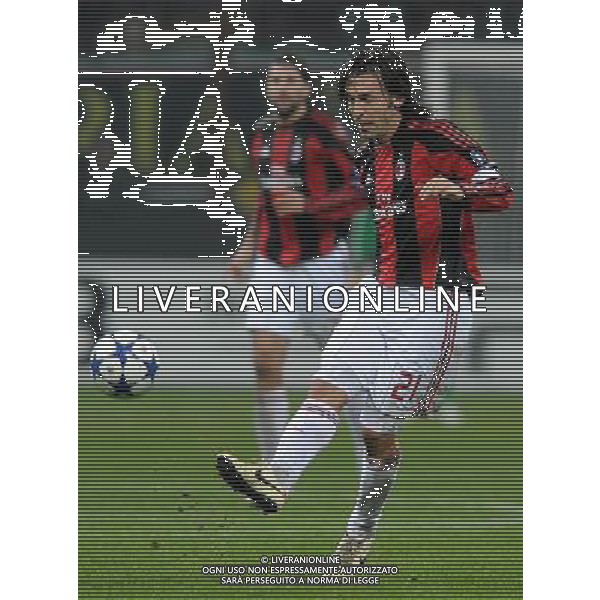 UEFA Champions League 2010/2011 Gruppo G Milano - 08.12.2010 Milan-Ajax Nella Foto:Andrea PIRLO /Ph.Vitez-Ag. Aldo Liverani