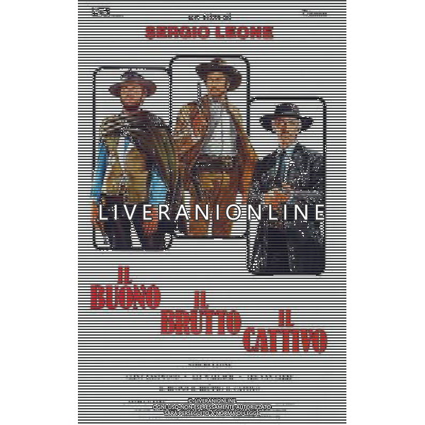 FILMÒIL BUONO IL BRUTTO E IL CATTIVOÒ NELLA FOTO LOCANDINA AG ALDO LIVERANI
