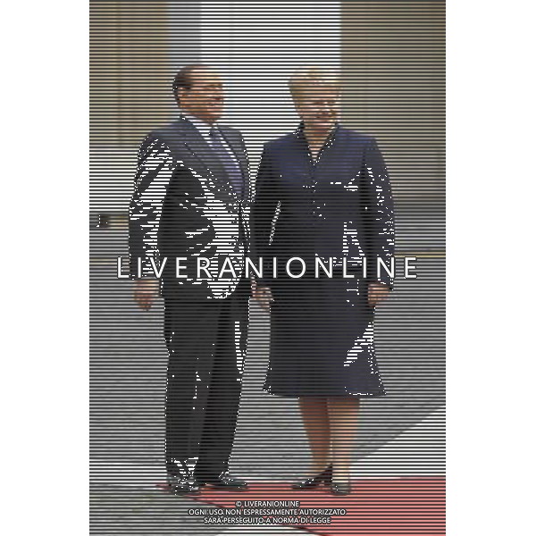 Roma - 10/12/2010 - Palazzo Chigi - ll Presidente del Consiglio dei Ministri Silvio Berlusconi incontra il Presidente della repubblica di Lituania, Dalia Grybauskaite © Fabrizio Corradetti - ag. Aldo Liverani sas