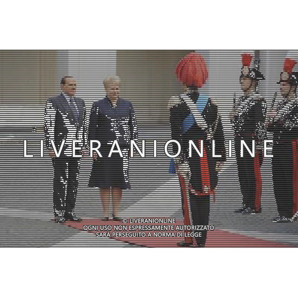 Roma - 10/12/2010 - Palazzo Chigi - ll Presidente del Consiglio dei Ministri Silvio Berlusconi incontra il Presidente della repubblica di Lituania, Dalia Grybauskaite © Fabrizio Corradetti - ag. Aldo Liverani sas