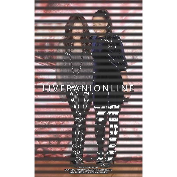 Cheryl Cole and Rebecca Ferguson attending a photocall to promote the X-Factor final, The Connaught Hotel, London. 9th December 2010 AG. ALDO LIVERANI SAS ITALY ONLY