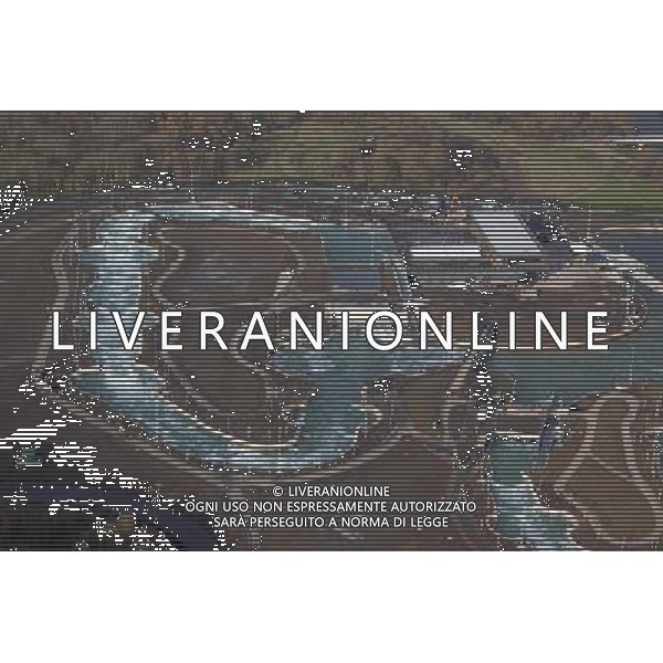 Broxbourne White Water Canoe Centre. Aerial view of the newly completed Broxbourne White Water Canoe Course and Centre. . © Photoshot - Ag. Aldo Liverani sas ITALY ONLY COSTRUZIONE DEL CENTRO CANOA PER I GIOCHI OLIMPICI 2012 A LONDRA