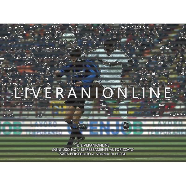 Milano 03/03/2004 COPPA UEFA 2003/04 -terzo turno- Inter-Sochaux 0:0 nella foto cruz e diawara ph marco luzzani/ag aldo liverani s.a.s.