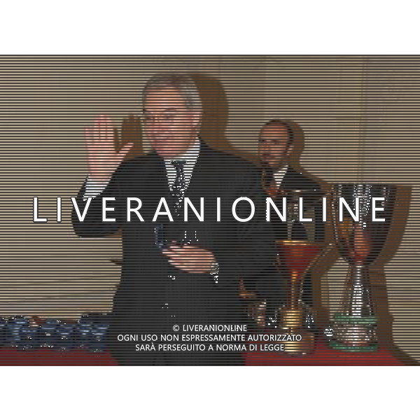 MILANO 13-12-2010 HOTEL PRINCIPE DI SAVOIA CALCIO LEGA CALCIO PREMIAZIONI ANNO CALCISTICO SERIE A TIM 2009-2010 NELLA FOTO MAURIZIO BERETTA PH.FIOCHI/AG ALDO LIVERANI SAS