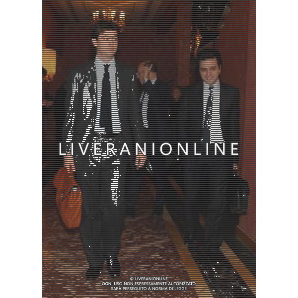 MILANO 13-12-2010 HOTEL PRINCIPE DI SAVOIA CALCIO LEGA CALCIO PREMIAZIONI ANNO CALCISTICO SERIE A TIM 2009-2010 NELLA FOTO ANDREA AGNELLI MICHELE BRIAMONTE BEPPE MAROTTA PH.FIOCHI/AG ALDO LIVERANI SAS