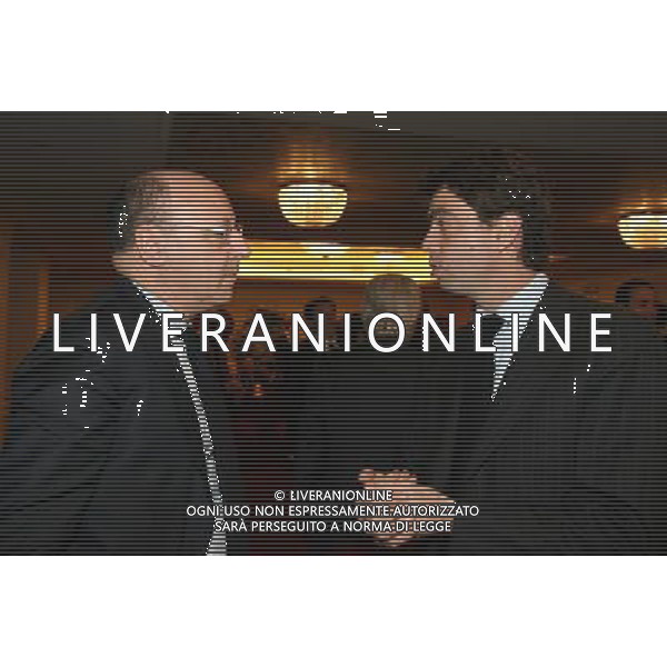 MILANO 13-12-2010 HOTEL PRINCIPE DI SAVOIA CALCIO LEGA CALCIO PREMIAZIONI ANNO CALCISTICO SERIE A TIM 2009-2010 NELLA FOTO ANDREA AGNELLI BEPPE MAROTTA PH.FIOCHI/AG ALDO LIVERANI SAS