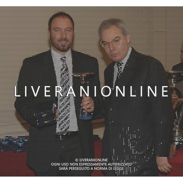 MILANO 13-12-2010 HOTEL PRINCIPE DI SAVOIA CALCIO LEGA CALCIO PREMIAZIONI ANNO CALCISTICO SERIE A TIM 2009-2010 NELLA FOTO CAMPEDELLI CESENA CALCIO MAURIZIO BERETTA PH.FIOCHI/AG ALDO LIVERANI SAS