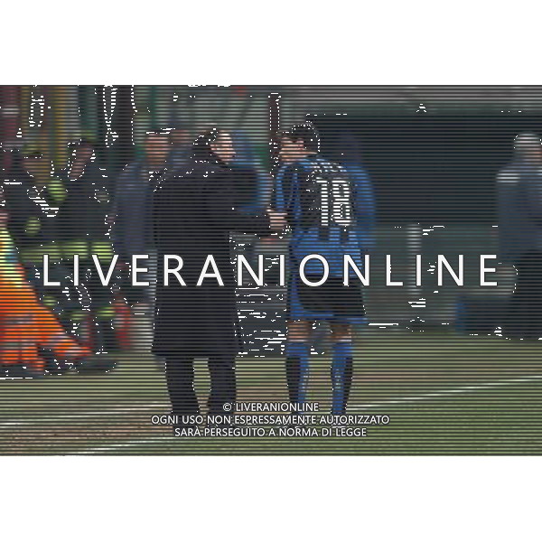 Milano 03/03/2004 COPPA UEFA 2003/04 -terzo turno- Inter-Sochaux 0:0 nella foto zaccheroni e kily gonzalez ph marco luzzani/ag aldo liverani s.a.s.
