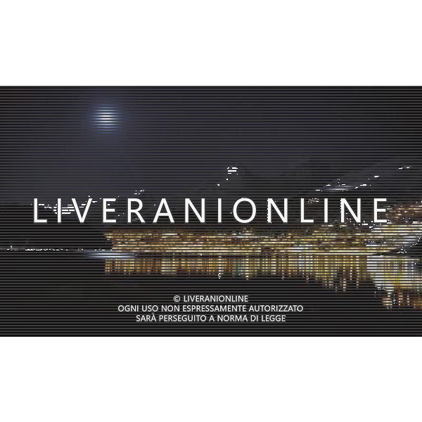 (101213) -- ST. MORITZ, Dec. 13, 2010 () -- Picture taken on Dec. 11, 2010 shows the night view of St. Moritz, Switzerland. St. Moritz, a resort town in Switzerland, is considered the oldest and one of the most famous winter resorts in the world due to its favorable location residents enjoy over 322 days of sunshine a year. It has been the host city for the 1928 and 1948 Winter Olympics and is one of three cities that have hosted the Winter Olympic Games twice. (/Yu Yang) (zyw) AG. ALDO LIVERANI SAS ITALY ONLY