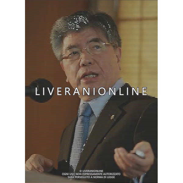 (101213) -- SEOUL, Dec. 13, 2010 () -- Bank of Korea (BOK) Governor Kim Choong-soo speaks during a press conference with foreign correspondents in Seoul, capital of South Korea on Dec. 13, 2010. Kim Choong-soo said the country is expected to post a GDP growth of 4.5 percent in 2011, echoing the BOK announcement last week. (/Park Jin Hee) (lyi) AG. ALDO LIVERANI SAS ITALY ONLY