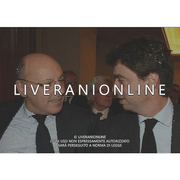 MILANO 13-12-2010 HOTEL PRINCIPE DI SAVOIA CALCIO LEGA CALCIO PREMIAZIONI ANNO CALCISTICO SERIE A TIM 2009-2010 NELLA FOTO agnelli andrea beppe marotta PH.FIOCHI/AG ALDO LIVERANI SAS