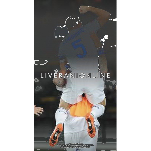 FIFA Club World Cup UAE 2010 Match #5 Abu Dhabi (Emirati Arabi) Zayed Sports City - 15.12.2010 Seongnam Ilhwa FC- FC Inter Nella Foto:stankovic esulta /Ph.Vitez-Ag. Aldo Liverani