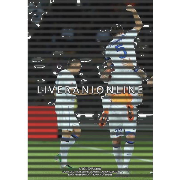 FIFA Club World Cup UAE 2010 Match #5 Abu Dhabi (Emirati Arabi) Zayed Sports City - 15.12.2010 Seongnam Ilhwa FC- FC Inter Nella Foto:stankovic esulta /Ph.Vitez-Ag. Aldo Liverani