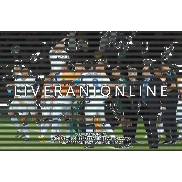 FIFA Club World Cup UAE 2010 Match #5 Abu Dhabi (Emirati Arabi) Zayed Sports City - 15.12.2010 Seongnam Ilhwa FC- FC Inter Nella Foto:stankovic esulta /Ph.Vitez-Ag. Aldo Liverani