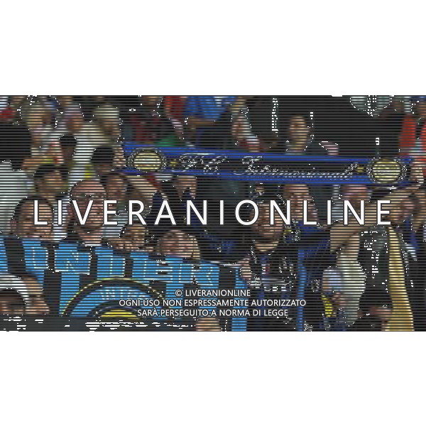 FIFA Club World Cup UAE 2010 Match #5 Abu Dhabi (Emirati Arabi) Zayed Sports City - 15.12.2010 Seongnam Ilhwa FC- FC Inter Nella Foto:tifosi inter /Ph.Vitez-Ag. Aldo Liverani