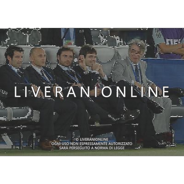 FIFA Club World Cup UAE 2010 Match #5 Abu Dhabi (Emirati Arabi) Zayed Sports City - 15.12.2010 Seongnam Ilhwa FC- FC Inter Nella Foto:moratti massimo e famiglia /Ph.Vitez-Ag. Aldo Liverani