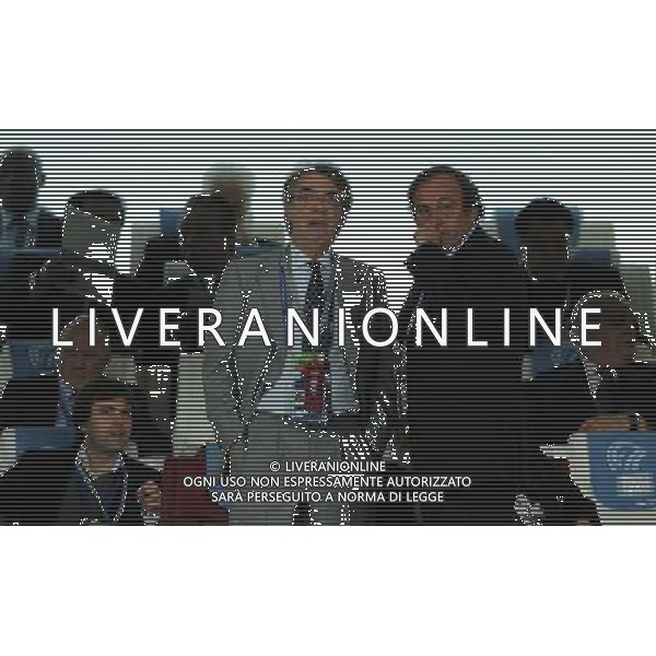 FIFA Club World Cup UAE 2010 Match #5 Abu Dhabi (Emirati Arabi) Zayed Sports City - 15.12.2010 Seongnam Ilhwa FC- FC Inter Nella Foto:massimo moratti platini michel /Ph.Vitez-Ag. Aldo Liverani