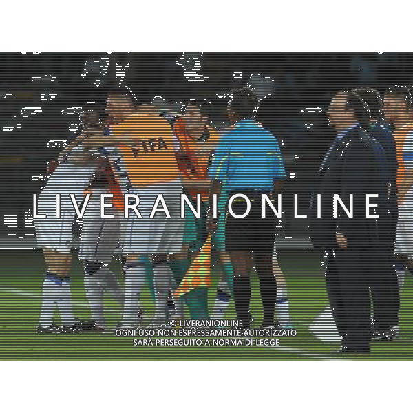 FIFA Club World Cup UAE 2010 Match #5 Abu Dhabi (Emirati Arabi) Zayed Sports City - 15.12.2010 Seongnam Ilhwa FC- FC Inter Nella Foto:zanetti esulta /Ph.Vitez-Ag. Aldo Liverani