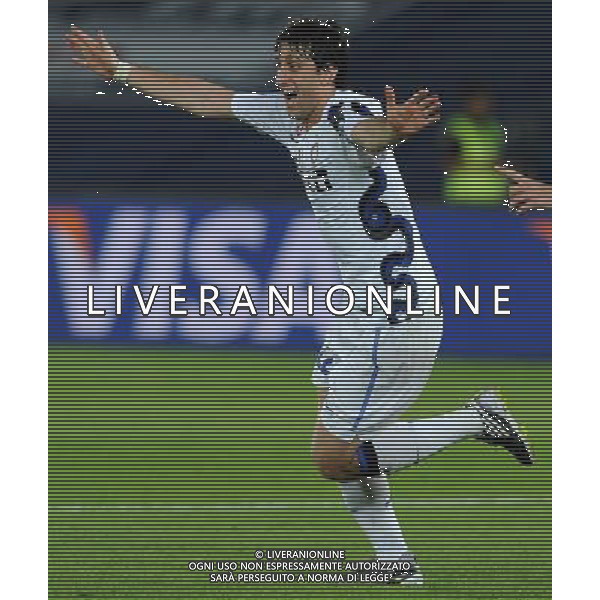 FIFA Club World Cup UAE 2010 Match #5 Abu Dhabi (Emirati Arabi) Zayed Sports City - 15.12.2010 Seongnam Ilhwa FC- FC Inter Nella Foto:milito esulta /Ph.Vitez-Ag. Aldo Liverani