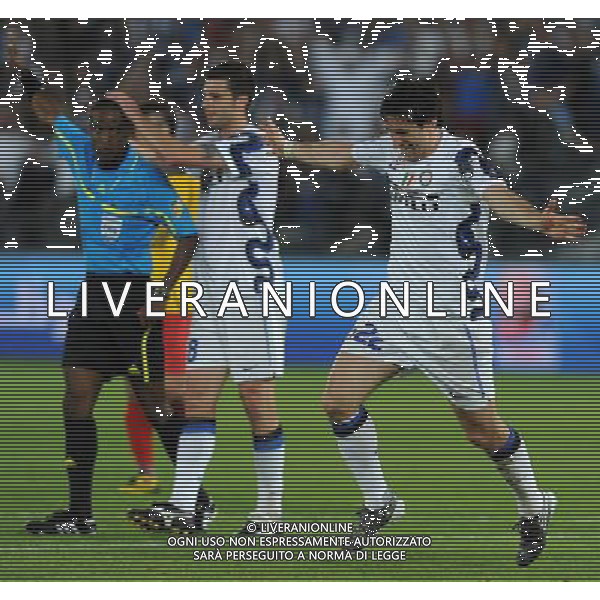 FIFA Club World Cup UAE 2010 Match #5 Abu Dhabi (Emirati Arabi) Zayed Sports City - 15.12.2010 Seongnam Ilhwa FC- FC Inter Nella Foto:milito esulta /Ph.Vitez-Ag. Aldo Liverani