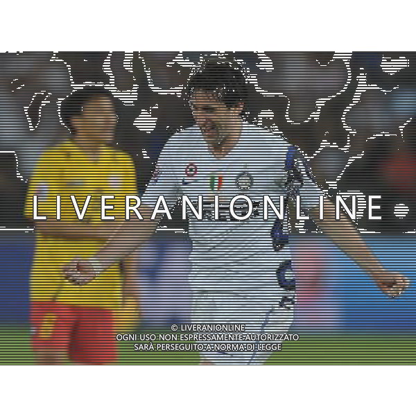 FIFA Club World Cup UAE 2010 Match #5 Abu Dhabi (Emirati Arabi) Zayed Sports City - 15.12.2010 Seongnam Ilhwa FC- FC Inter Nella Foto:milito esulta /Ph.Vitez-Ag. Aldo Liverani